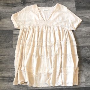 Listicle Ruffle Detail Baby Doll Dress